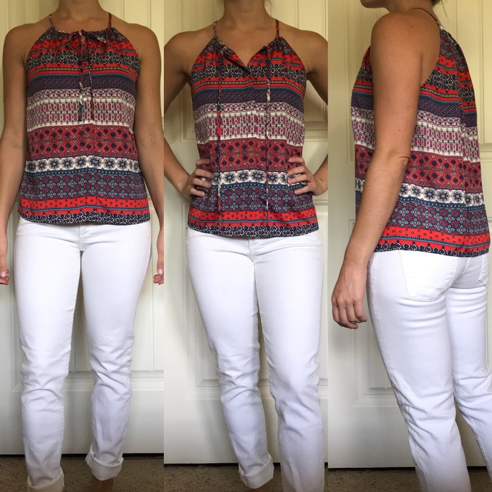 Collective Concepts colorful halter tank XSP